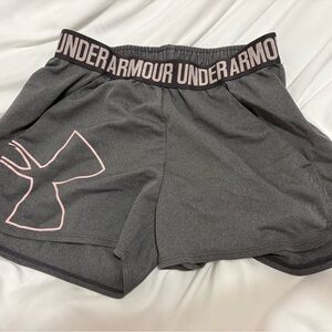 Under Armour Women's Gray Shorts with Pockets